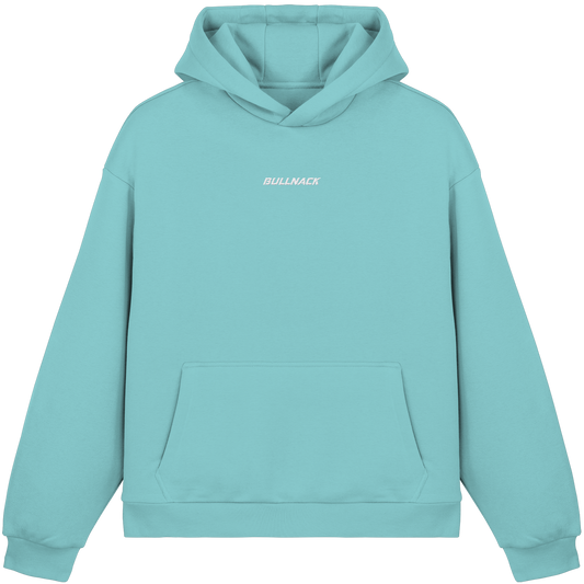 BULLNACK GANG Fluffy Hoodie Beryl Blue