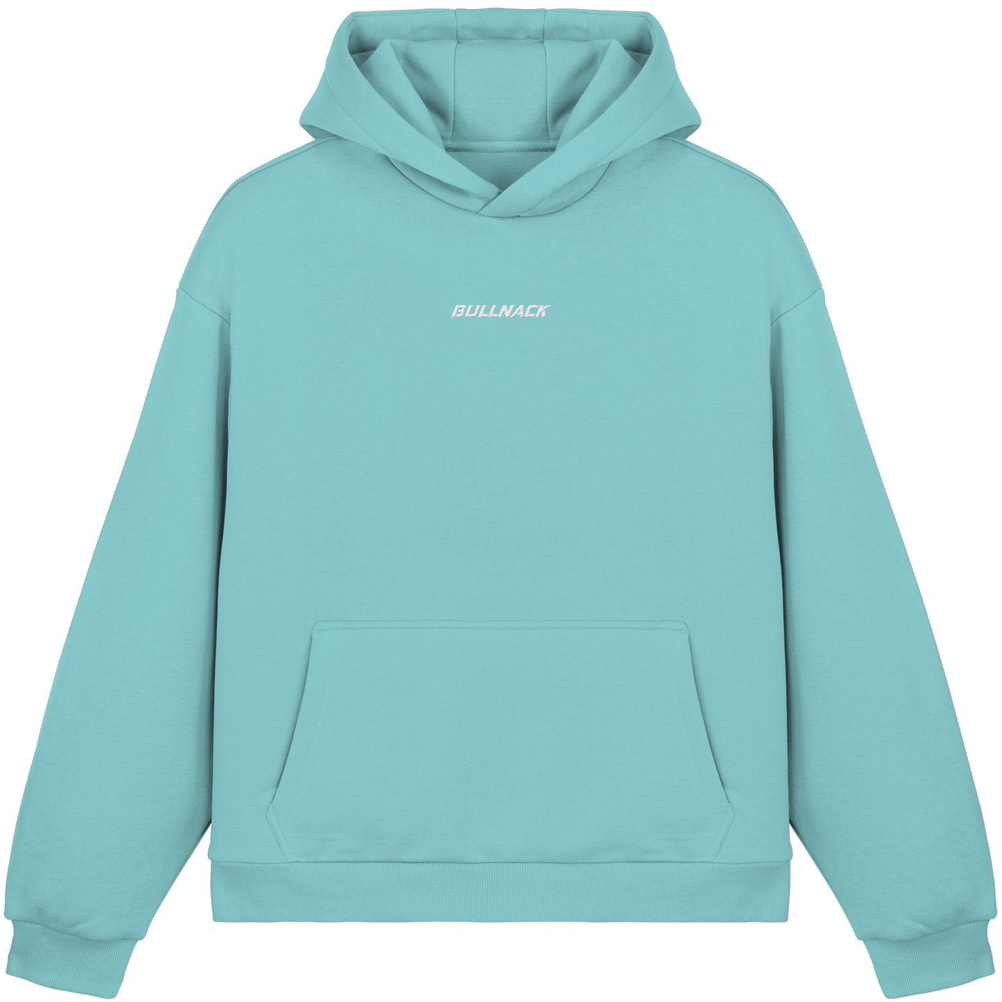 BULLNACK GANG Fluffy Hoodie Beryl Blue