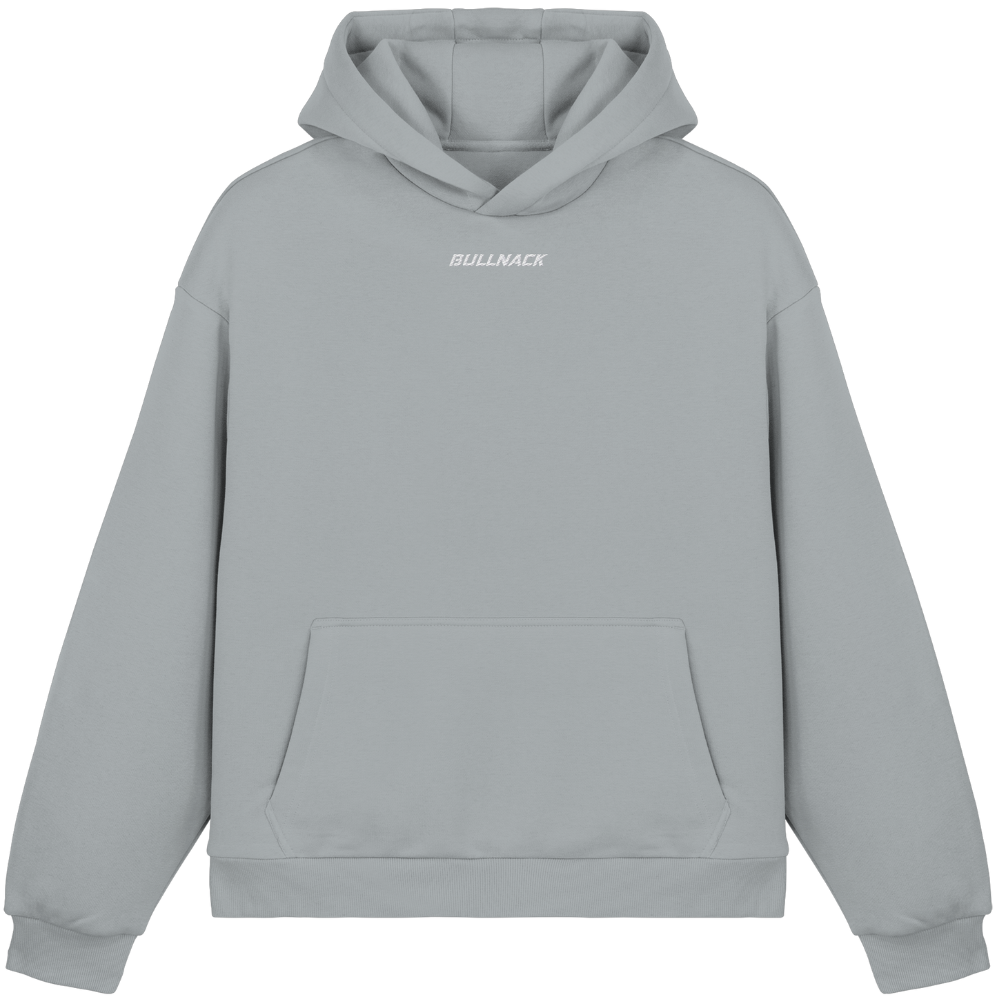 BULLNACK GANG Fluffy Hoodie Light Asphalt - Fluffy Boxcut Hoodie