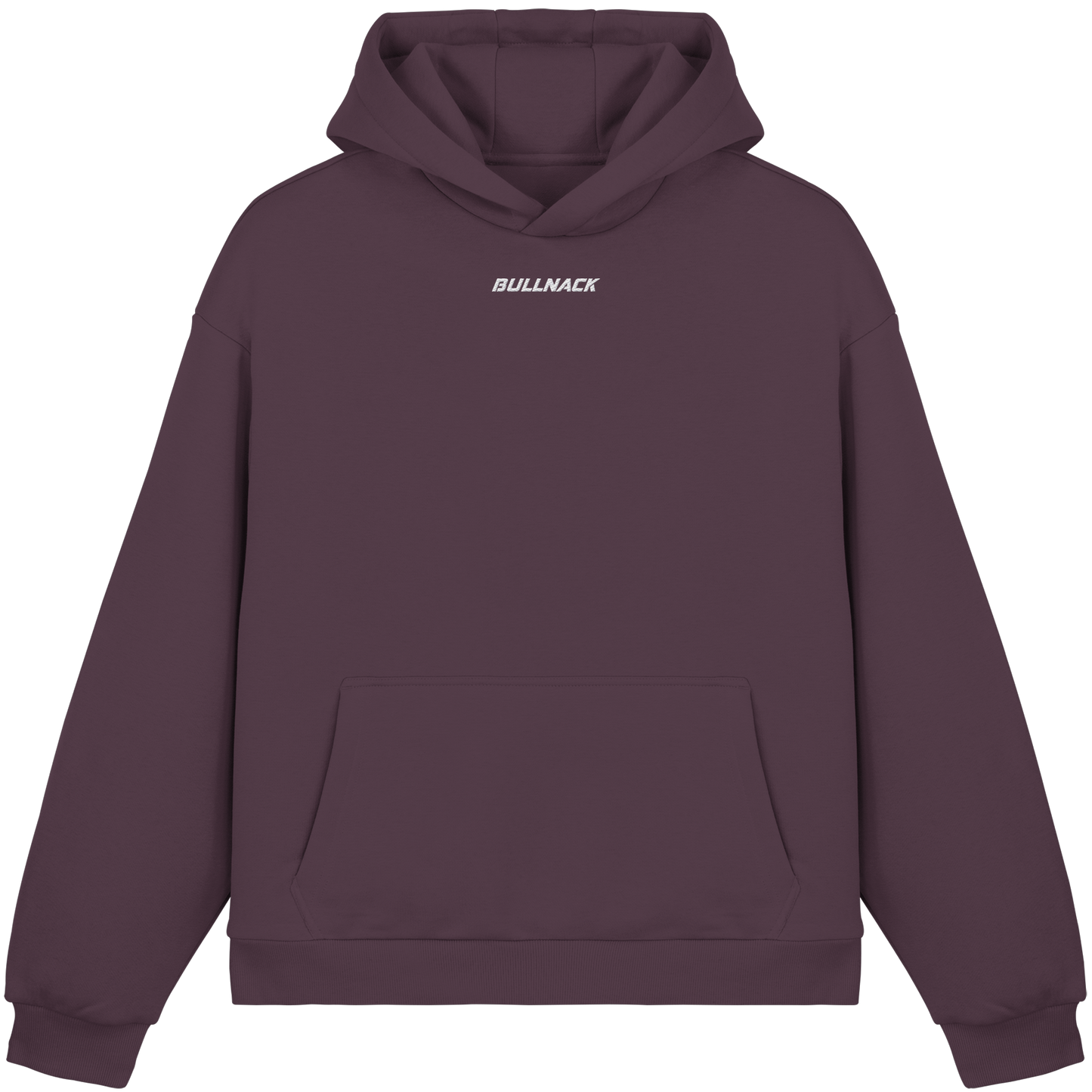 BULLNACK GANG Fluffy Hoodie Plum Purple - Fluffy Boxcut Hoodie