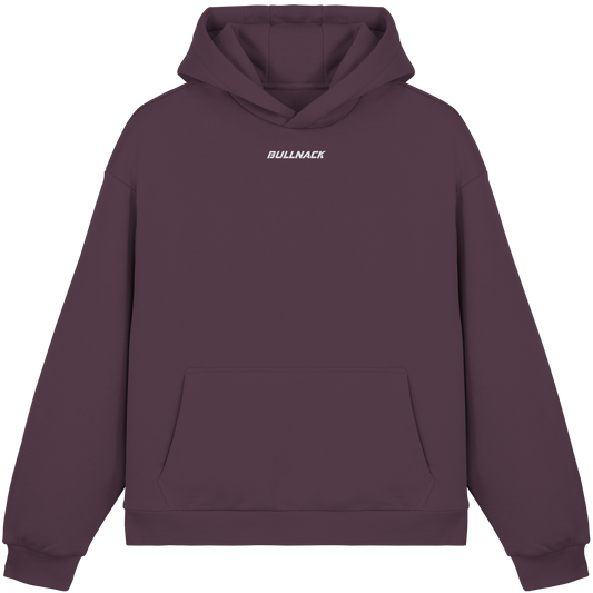 BULLNACK GANG Fluffy Hoodie Plum Purple - Fluffy Boxcut Hoodie