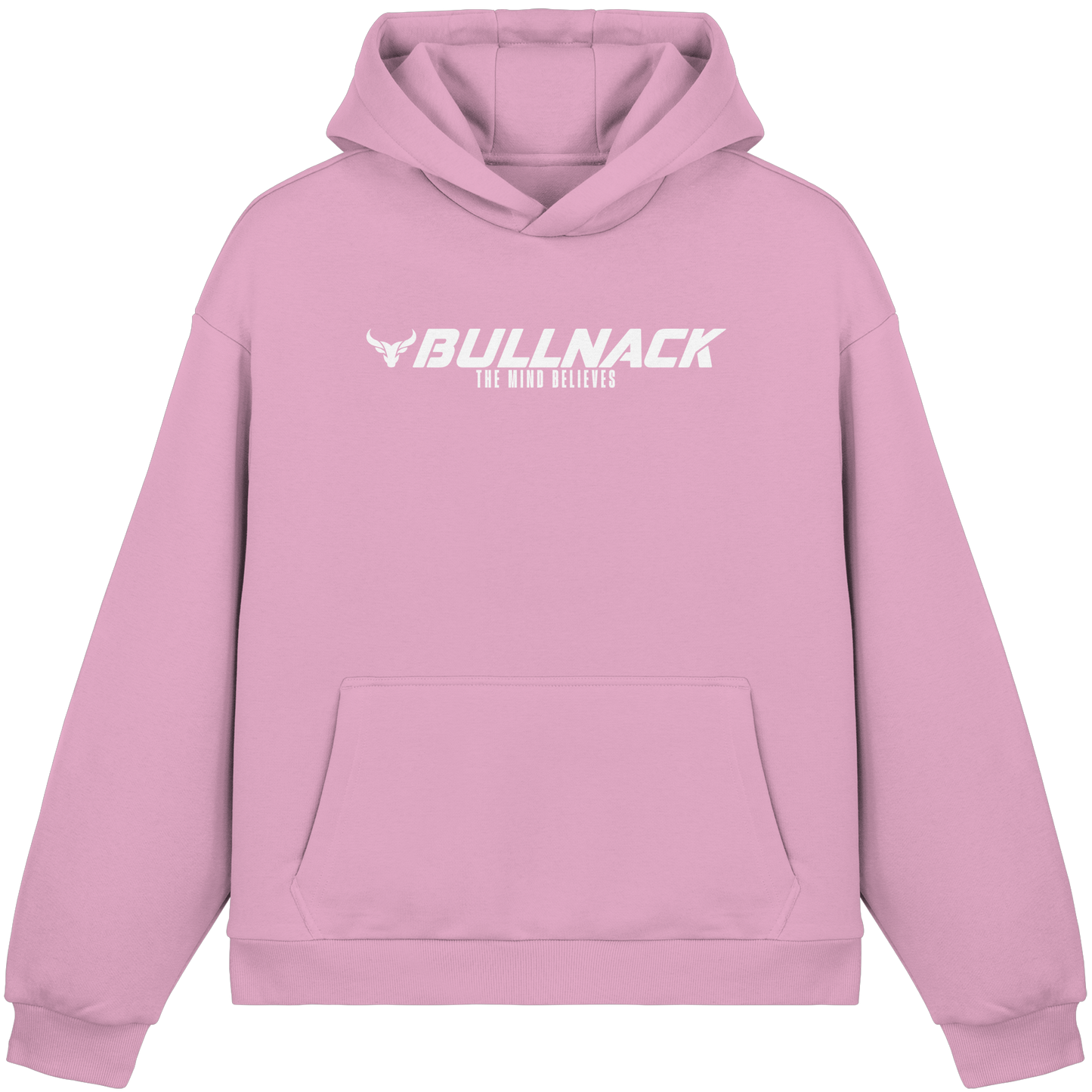 BULLNACK Fluffy Oversize Hoodie - The Mind Believes