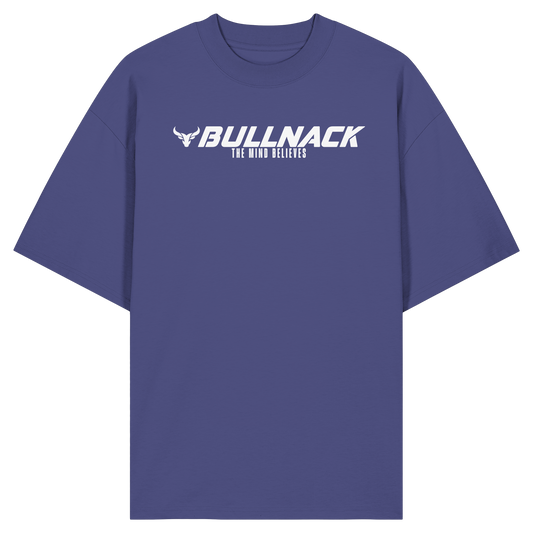 BULLNACK Oversized Shirt - The Mind Believes in dusk - Organic Oversize Shirt