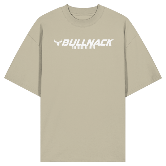 BULLNACK Oversized Shirt - The Mind Believes in stone - Organic Oversize Shirt