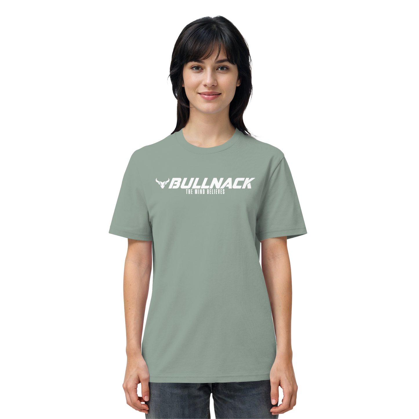 BULLNACK Regular Shirt - The Mind Believes - aloe - Organic Shirt