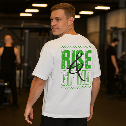 BULLNACK Oversized Shirt - Rise & Grind