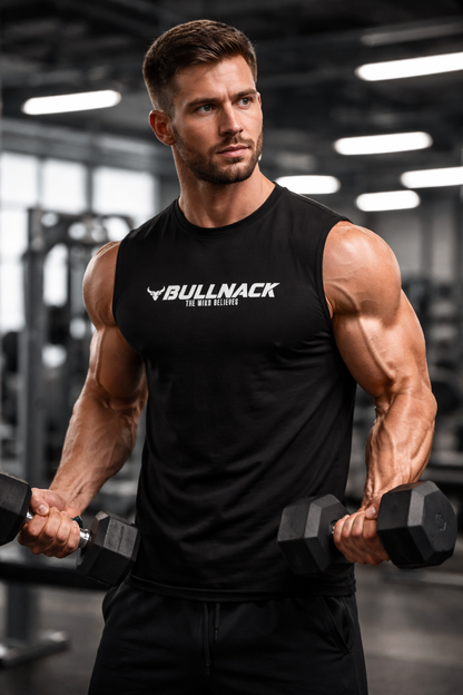 BULLNACK Sleeveless Oversized Shirt - The Mind Believes
