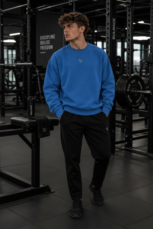 Bullnack Blue Sweatshirt Hochformat