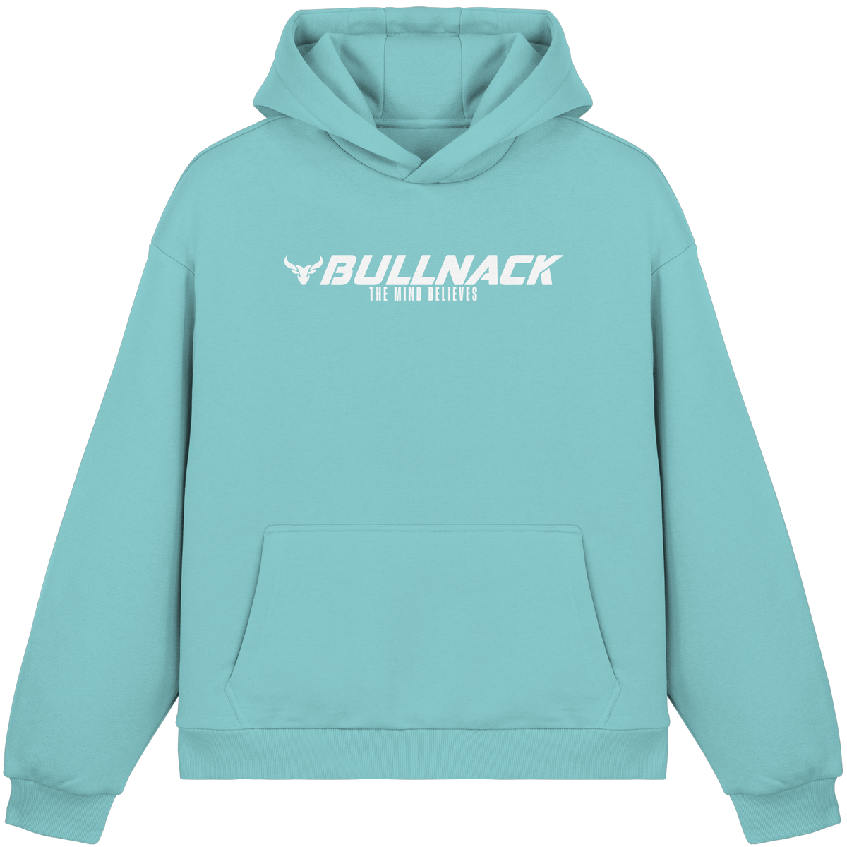 BULLNACK Fluffy Oversize Hoodie - The Mind Believes