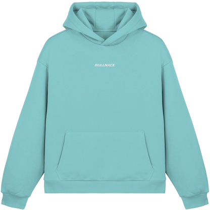 BULLNACK GANG Fluffy Hoodie Beryl Blue