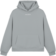 BULLNACK GANG Fluffy Oversize Hoodie Light Asphalt