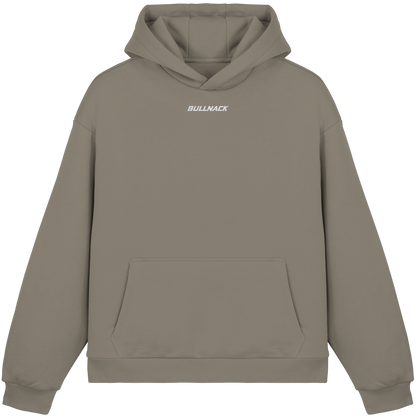 BULLNACK GANG Fluffy Hoodie Pale Olive - Fluffy Boxcut Hoodie