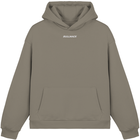 BULLNACK GANG Fluffy Hoodie Pale Olive - Fluffy Boxcut Hoodie