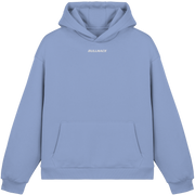 BULLNACK GANG Fluffy Oversize Hoodie Powder Blue