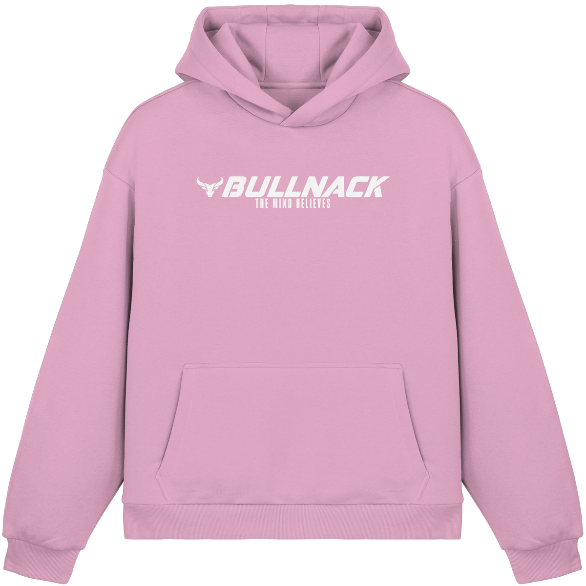 BULLNACK Fluffy Oversize Hoodie - The Mind Believes