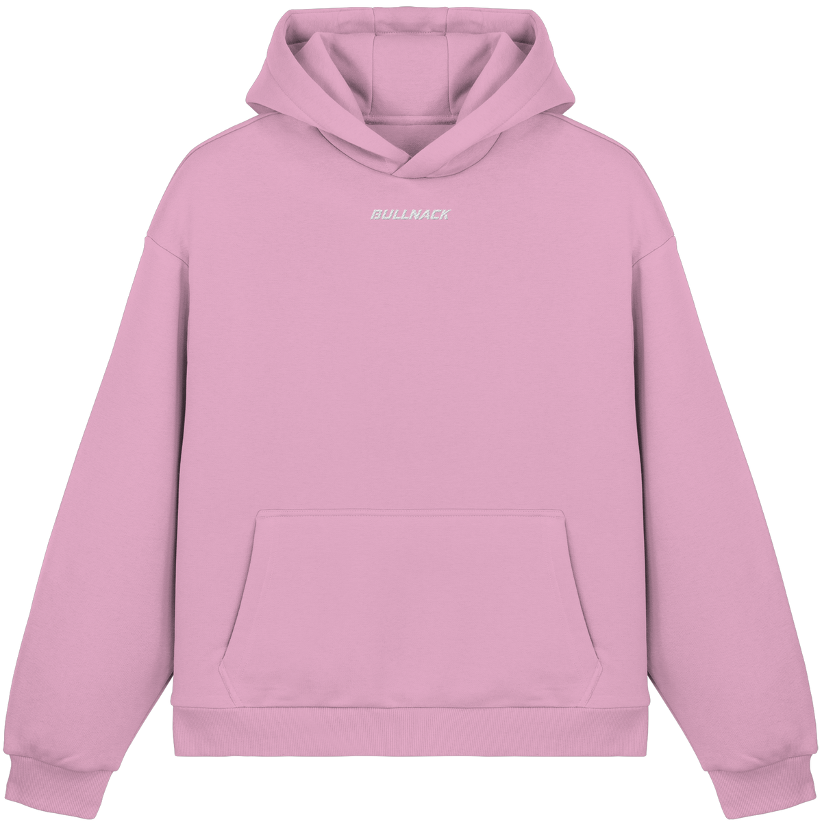 BULLNACK GANG Fluffy Oversize Hoodie Soft Pink