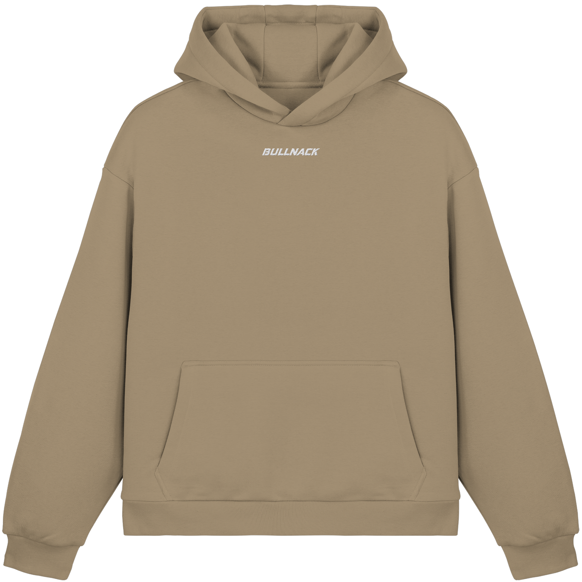 BULLNACK GANG Fluffy Oversize Hoodie Beige