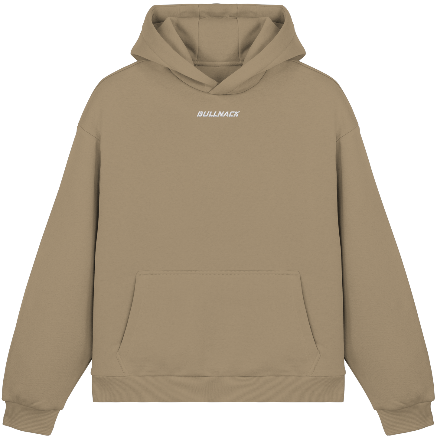BULLNACK GANG Fluffy Hoodie Beige - Fluffy Boxcut Hoodie