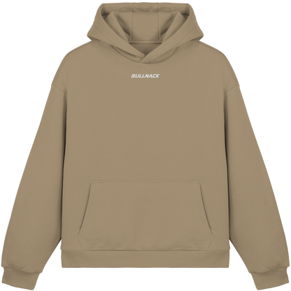 BULLNACK GANG Fluffy Hoodie Beige - Fluffy Boxcut Hoodie
