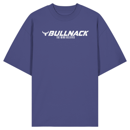BULLNACK Oversized Shirt - The Mind Believes in dusk - Organic Oversize Shirt