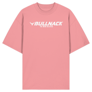 BULLNACK Oversized Shirt - The Mind Believes in pink joy