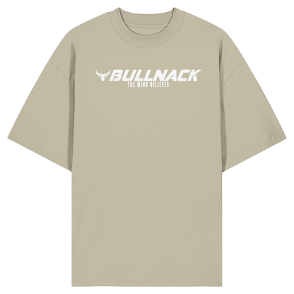 BULLNACK Oversized Shirt - The Mind Believes in stone - Organic Oversize Shirt
