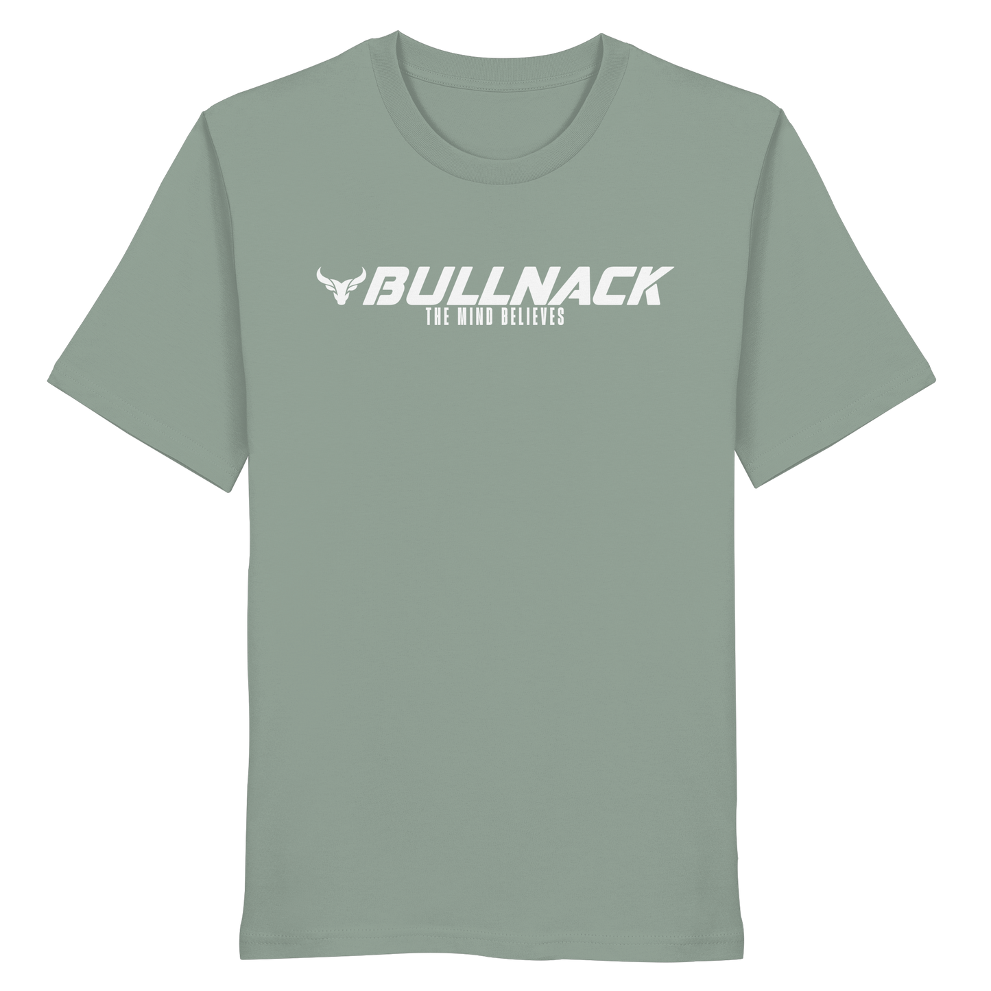 BULLNACK Regular Shirt - The Mind Believes - aloe - Organic Shirt