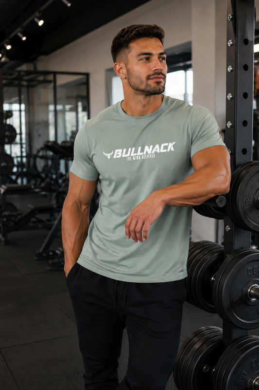 BULLNACK Regular Shirt - The Mind Believes - aloe