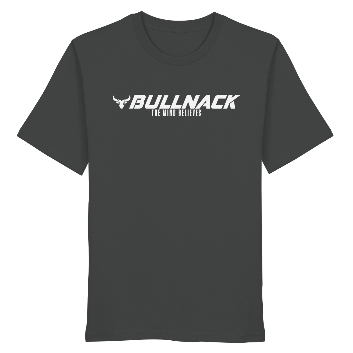 BULLNACK Regular Shirt - The Mind Believes - anthracite