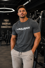 BULLNACK Regular Shirt - The Mind Believes - anthracite