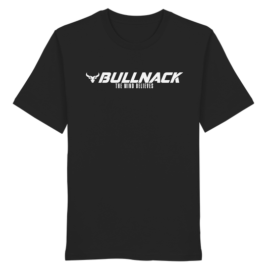 BULLNACK Regular Shirt - The Mind Believes - black - Organic Shirt