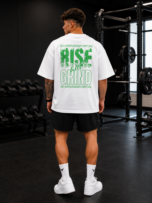 BULLNACK Oversized Shirt - Rise & Grind