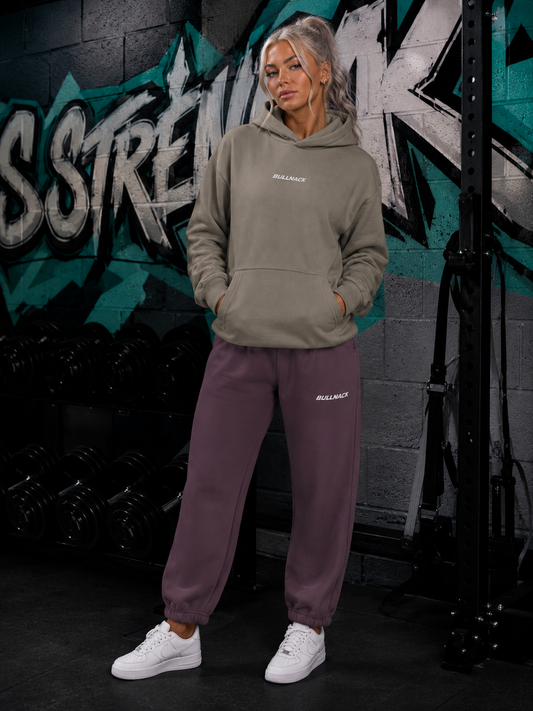 BULLNACK GANG Fluffy Sweatpants  Plum Purple - Fluffy Sweatpants